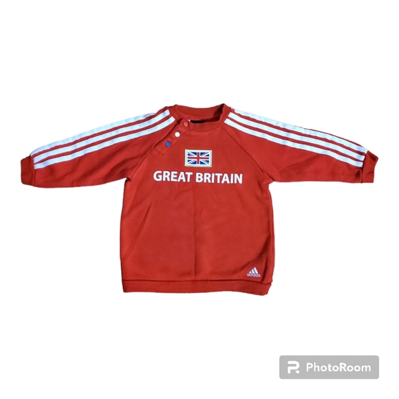 ADIDAS Great Britain Olympic Crewneck Sweater Toddler 24 Months - Picture 2 of 10